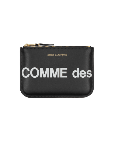 Plånbok Comme des Garçons Huge Logo Zip Pouch Svart | SA8100HL 1, 1
