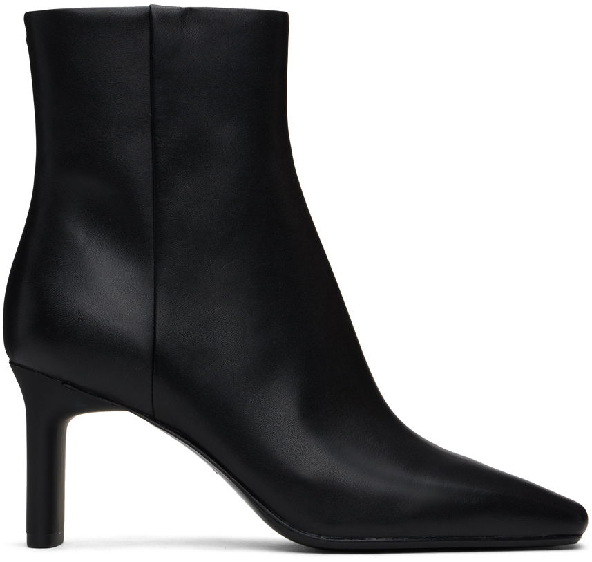 Klä rag & bone Rag & Bone Aja Leather Ankle Boots Svart | WFF24FF023LE23, 0