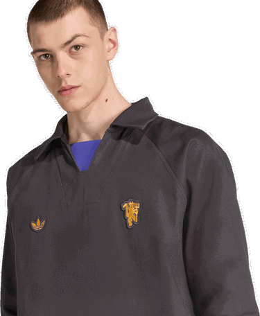 Jacka adidas Performance Manchester United Terrace Icons Track Top Grå | JX6788, 3