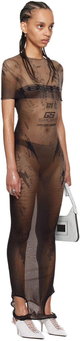 Klä Jean Paul Gaultier Shayne Oliver Edition Maxi Dress Svart | 24/27-F-RO183-T550-6700, 1