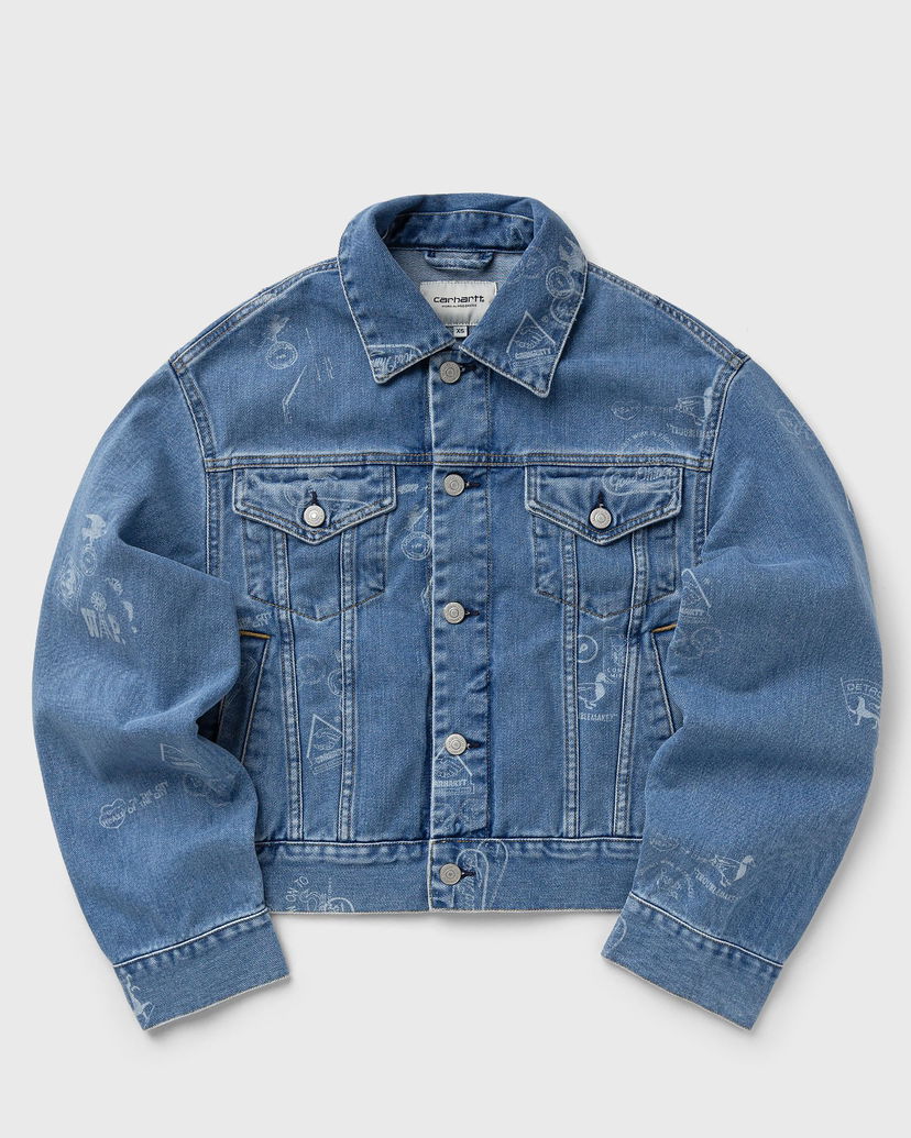 Jacka Carhartt WIP Stamp Jacket Blå | I033744-2LN.35