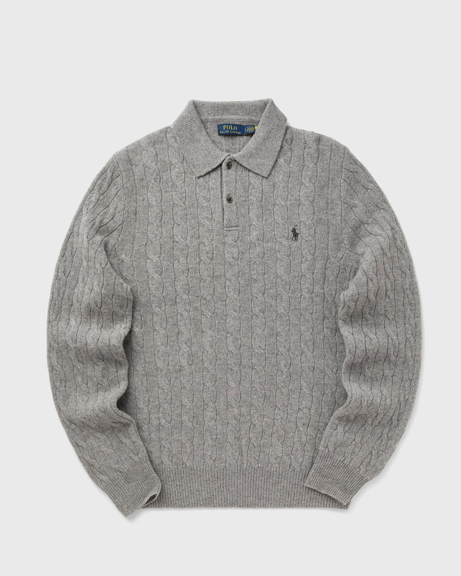 Sweater Polo by Ralph Lauren Polo Ralph Lauren Cable Knit Polo Sweater Grå | 710974165002, 0