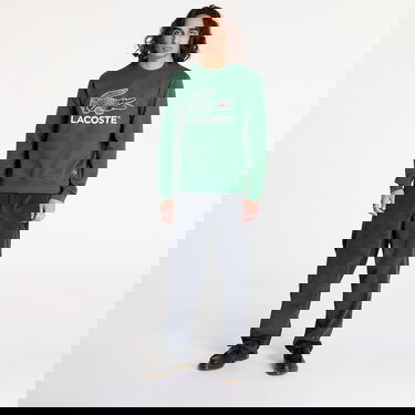 Sweatshirt Lacoste Green Crocodile Print Sweatshirt Grön | SH1281_132, 3