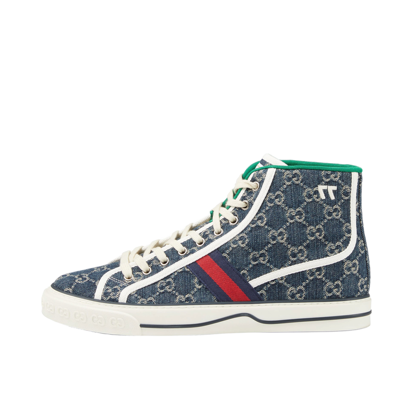 Sneakers och skor Gucci Tennis 1977 High Top Blå | 6258072KQ904464