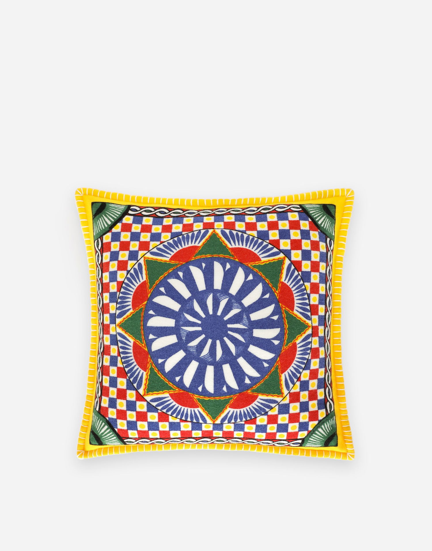 Heminredning Dolce & Gabbana Dolce & Gabbana Cashmere Jacquard Cushion Medium Flerfärgad | TCE008TCAF3UC032, 0