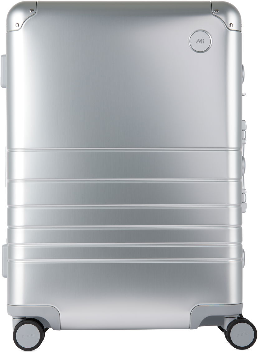 Resväska Monos Aluminum Check-In Medium Suitcase Metallisk | MN0010-0068-24