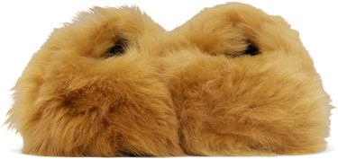 Kläder The Attico Attico Mini Robin Sabot Slippers Brun | 250WSH00855 LBT119AA, 1