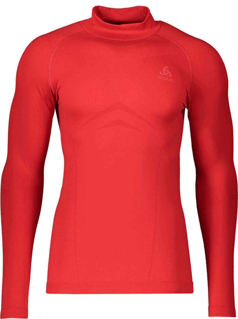 T-shirt Odlo Odlo Performance Fundamentals Light Turtle Neck Long Sleeve Underwear Shirt Röd | 197452-36100