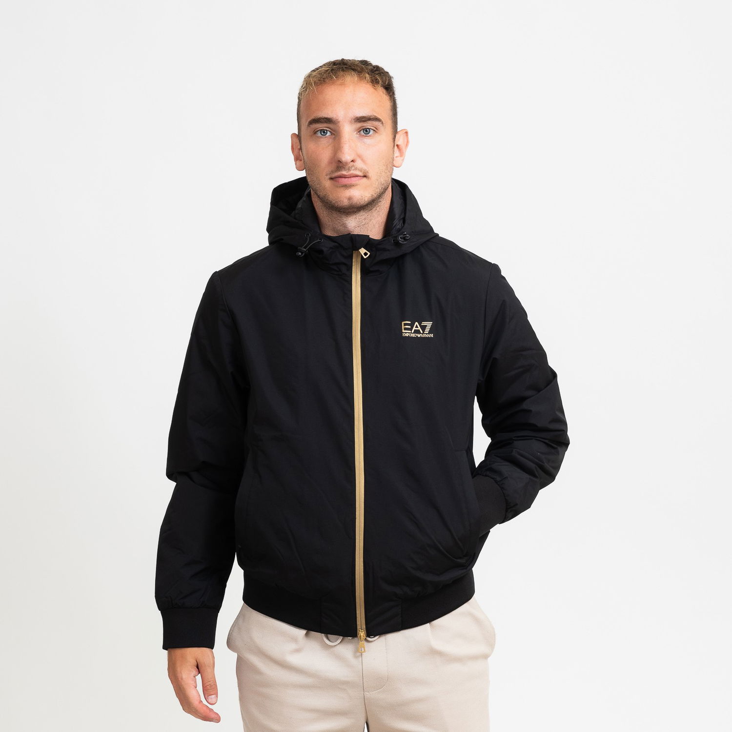 Bomberjacka Emporio Armani Bomber Jacket Svart | 8NPB21-PNFZZ-0208, 0