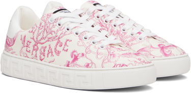 Kläder Versace Versace Underwater Barocco Greca Vit | 1013568_1A15483, 3