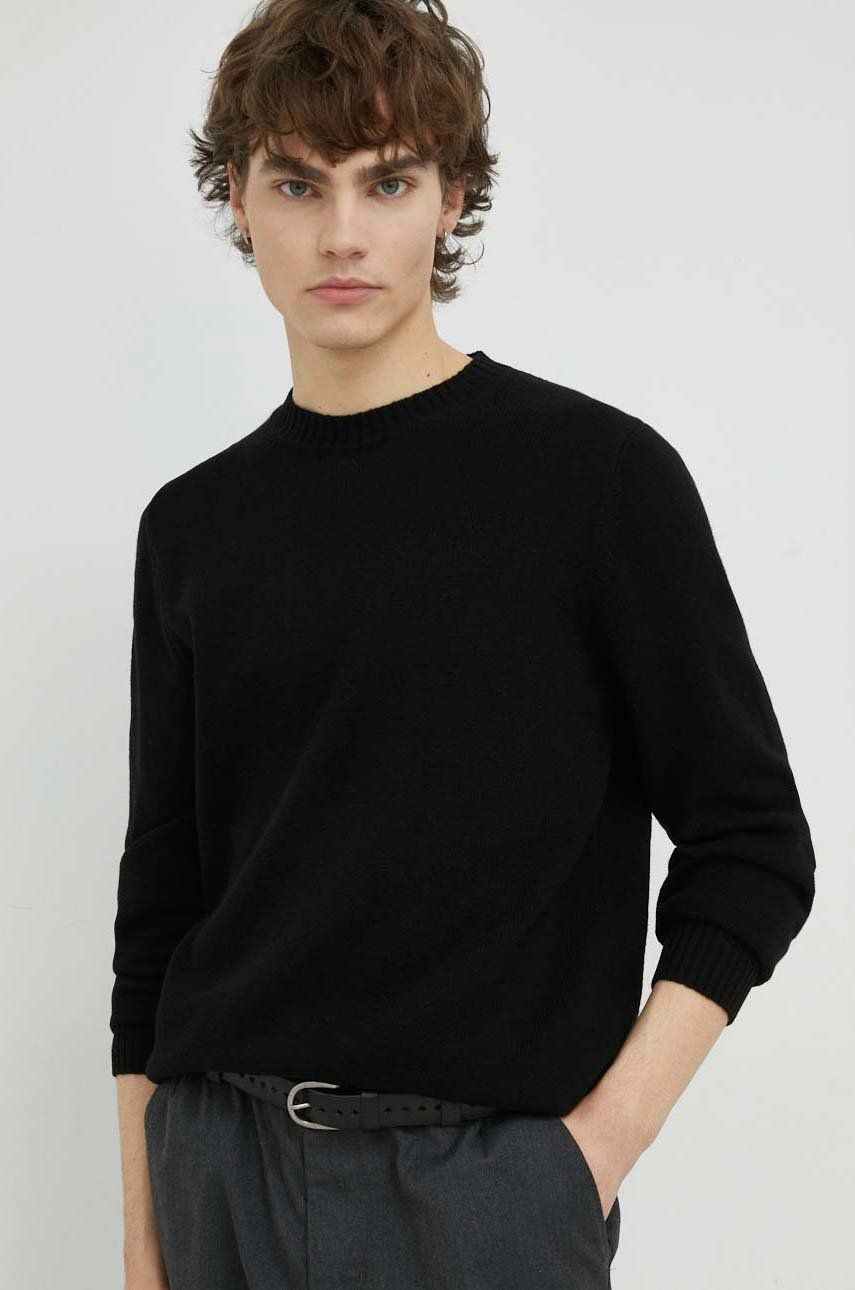 Sweater Samsoe Samsoe Sylli Crewneck Knit Svart | M20500076, 0
