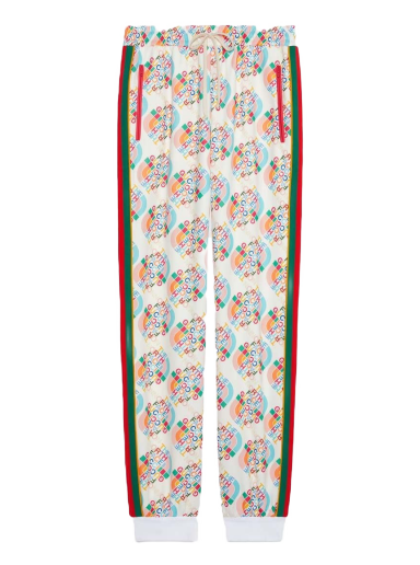 Träningsbyxor Gucci x The North Face Jersey Pants Flerfärgad | 673979 XJDVH 9275