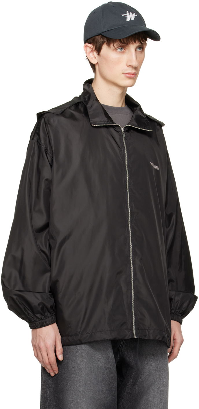 Vindjacka We11done Zip Jacket Svart | WD-JP2-20-901-U-BK, 1