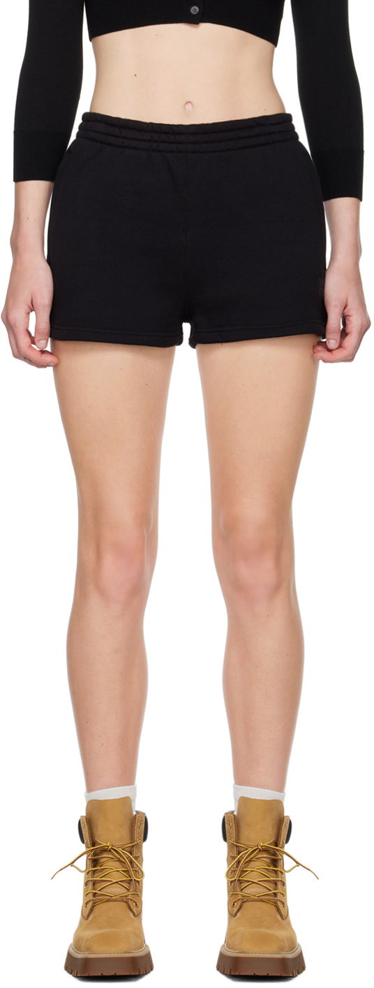 Shorts Alexander Wang Logo Shorts Svart | 4CC3244400