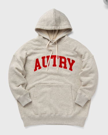 Sweatshirt Autry Oversized Fleece Hoodie Grå | HOPW525M, 0