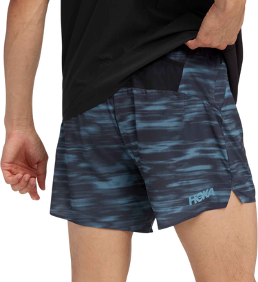 Shorts Hoka One One Hoka Glide 5" Shorts with Brief Blå | 1176971p-bblr, 1