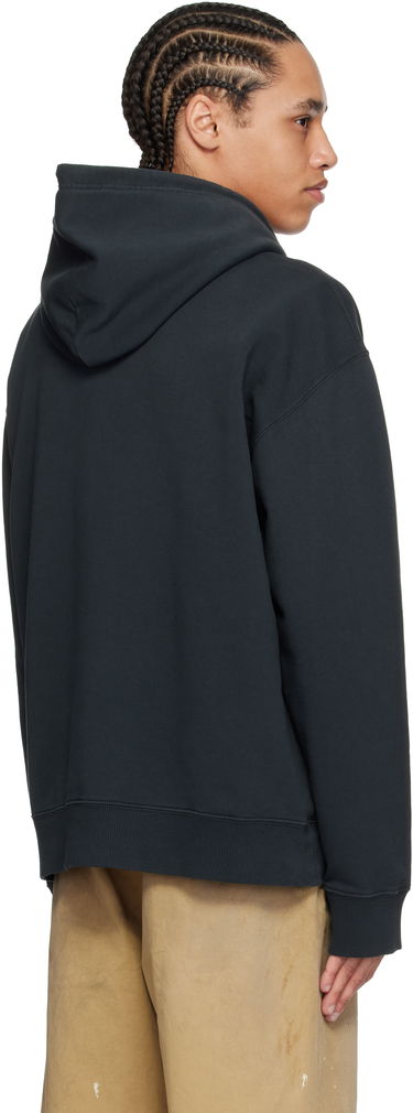 Sweatshirt Maison Margiela MM6 Maison Margiela Printed Logo Hoodie Svart | SH2GU0020 M25004, 2