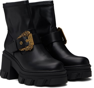 Sneakers och skor Versace Sophie Baroque Buckle Boots Svart | E79VA3S80_E71570, 3