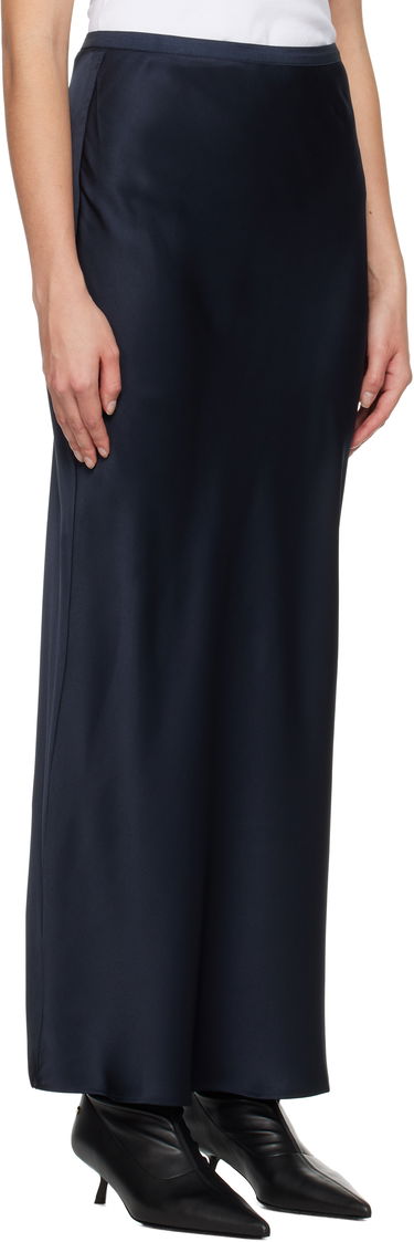 Kjol Anine Bing Anine Bing Maxi Silk Skirt Mörkblå | A-04-2320-NYA23, 1