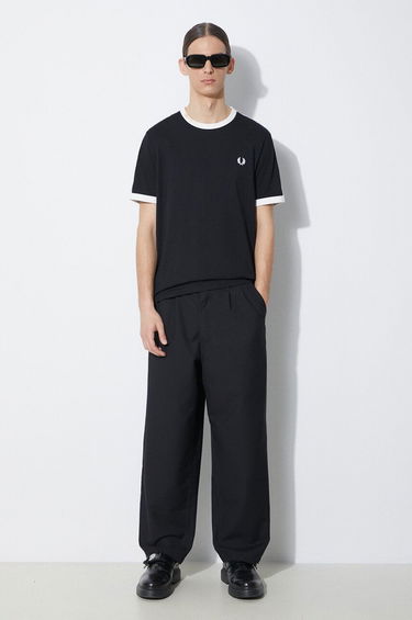 Byxor Vans Pleat Front LX Trousers Svart | VN000GVYBLK1, 1