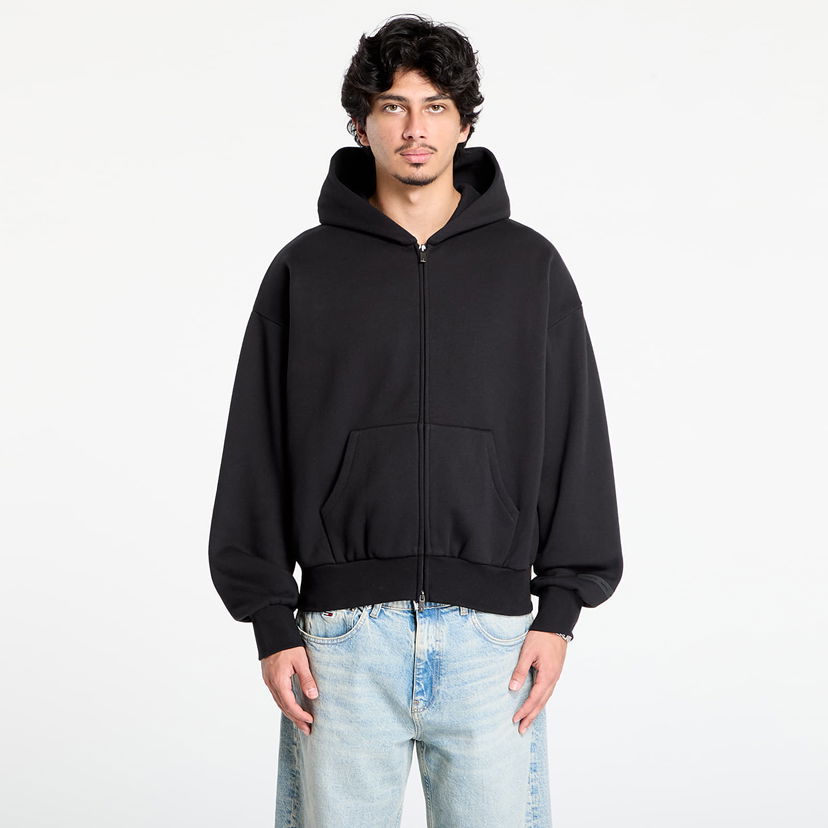 Sweatshirt Fear of God Fear of God Essentials Classic Full Zip Hoodie Svart | 192SP254780F-861
