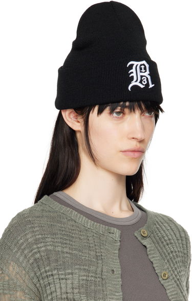 Mössa R13 R13 Beanie with Logo Svart | R13A5002-01, 1