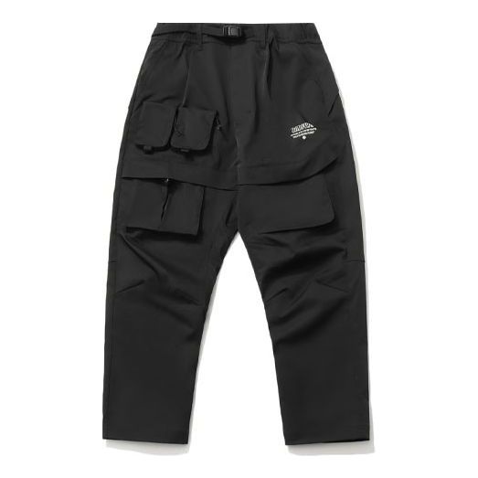 Cargo byxor Li-Ning BadFive Loose Cargo Pants Svart | AKXR071-2