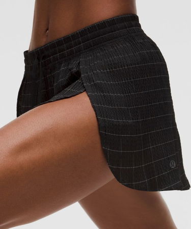Shorts lululemon Negative Split Textured Reflective Running Shorts Svart | prod20003643, 6