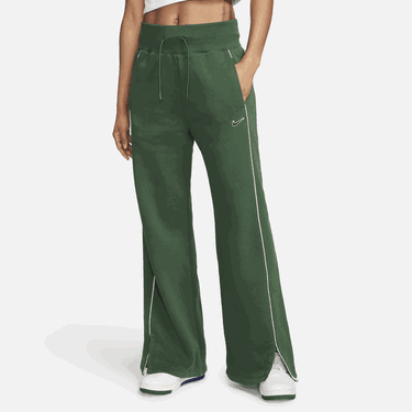 Träningsbyxor Nike Sportswear Phoenix Fleece High-Waisted Open-Hem Tracksuit Bottoms Grön | FV4972-323, 0