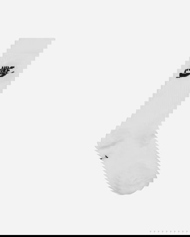 Underkläder och strumpor Nike Everyday Essential Crew Socks 3-Pack Vit | DX5025-100, 3