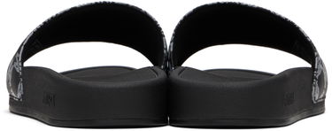 Sneakers och skor AMIRI MA Quad Canvas Slides Svart | AMFOSL1006, 1