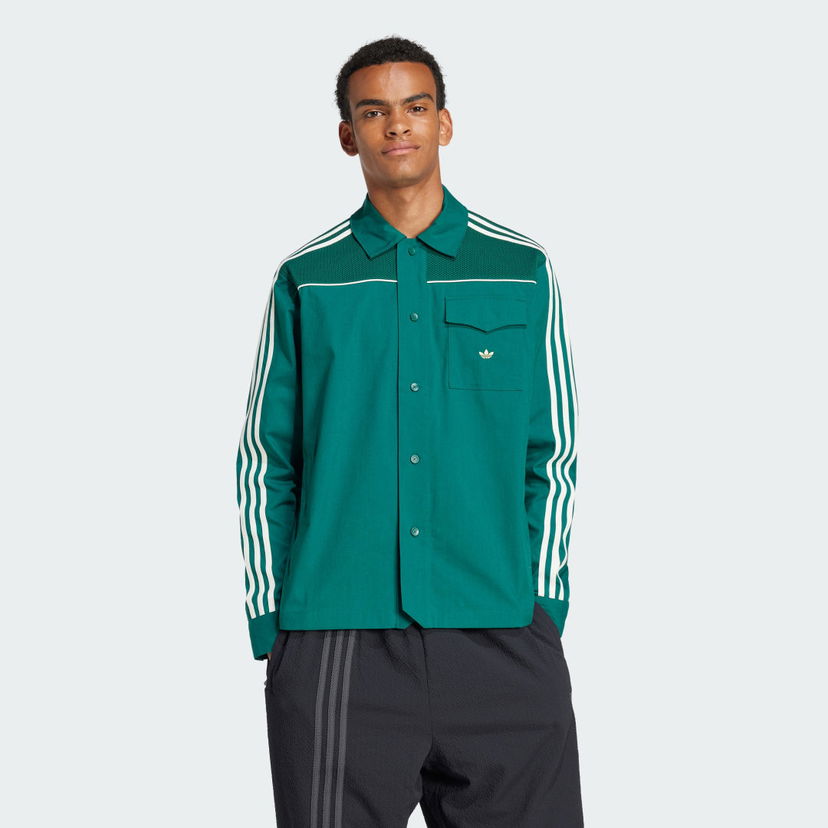 Skjorta adidas Performance Premium Woven Shirt Grön | JD3410