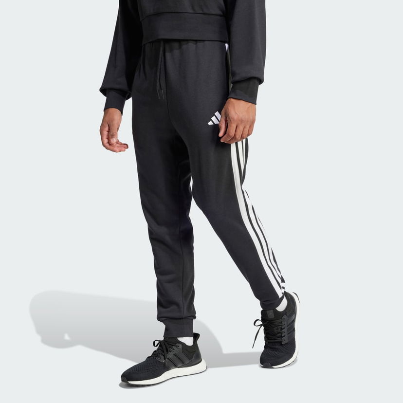 Träningsbyxor adidas Performance 3-Stripes French Terry Joggers Svart | JD1881