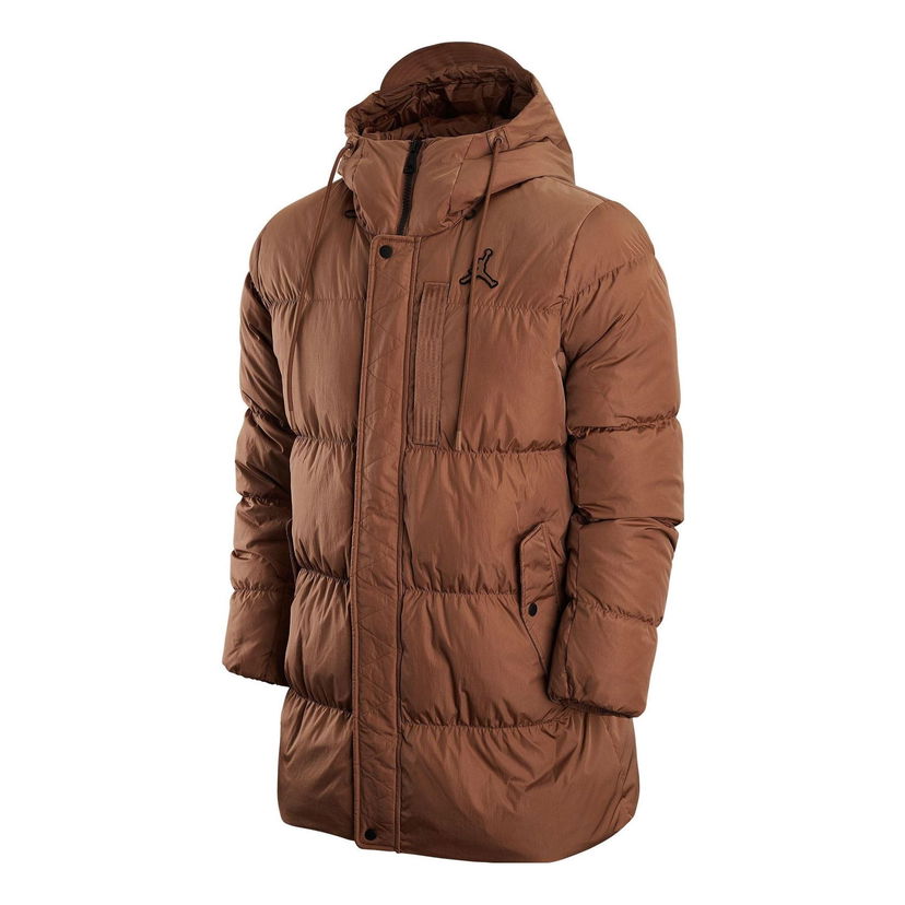 Pufferjacka Jordan Jordan Solid Color Down Jacket Brun | DZ4554-256