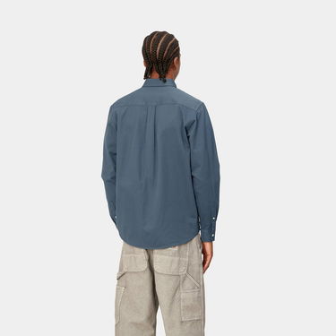 Skjorta Carhartt WIP L/S Madison Shirt "Ore / Wax" Mörkblå | I023339_1RE_XX, 1