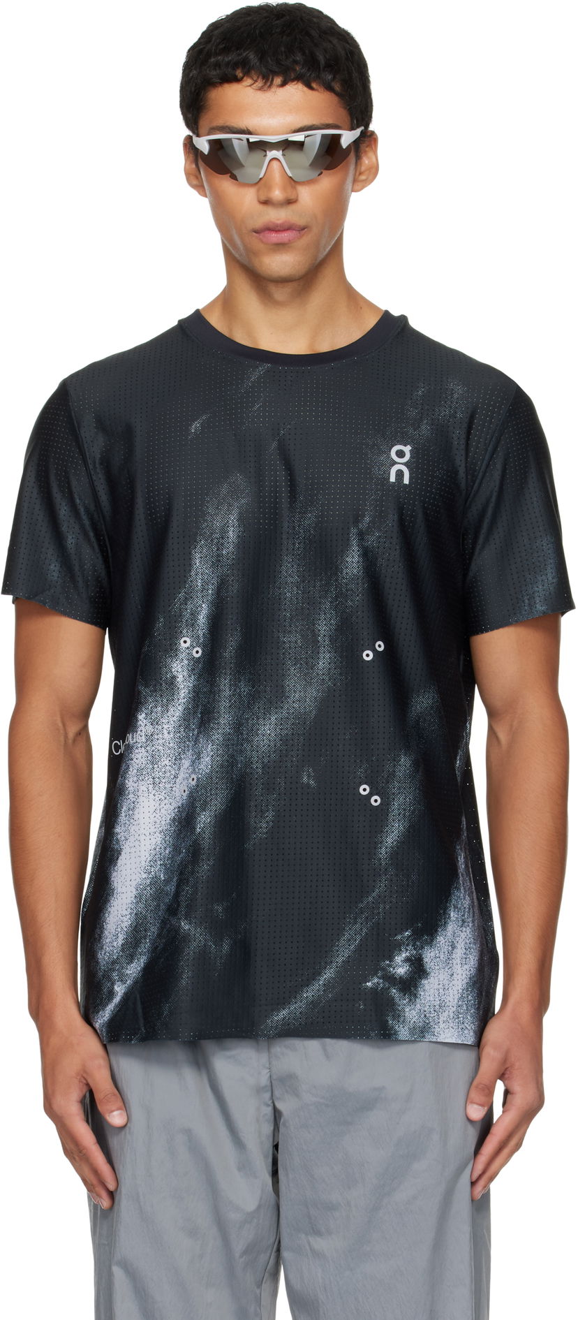 T-shirt On Running Pace Mesh T-Shirt Svart | 1MF10030777