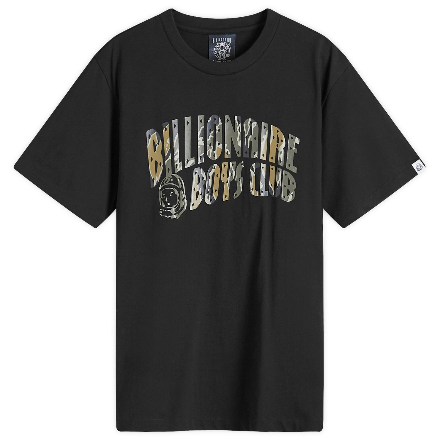 T-shirt BILLIONAIRE BOYS CLUB Camo Arch Logo T-Shirt Svart | B24347-BLK, 0