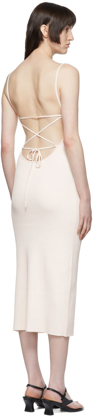 Klä rag & bone Viscose Midi Slip Dress Beige | WAS22P0061806, 2