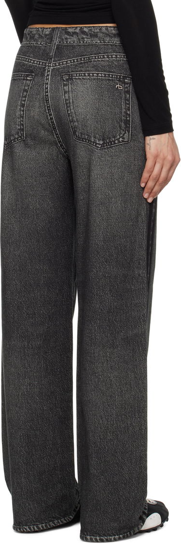 Jeans rag & bone Rag & Bone Miramar Terry Wide-Leg Track Pants Grå | WCW25S70018201, 2