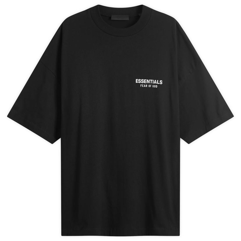 T-shirt Fear of God ESSENTIALS Core Logo Jersey T-Shirt Svart | 125HO244360F