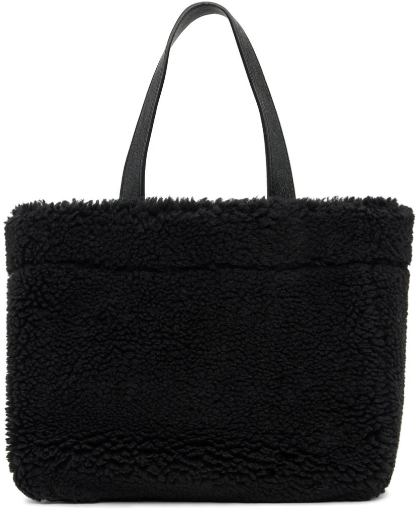 Tygpåse STAND STUDIO Fleece Shopping Tote Bag Svart | 61742-9031