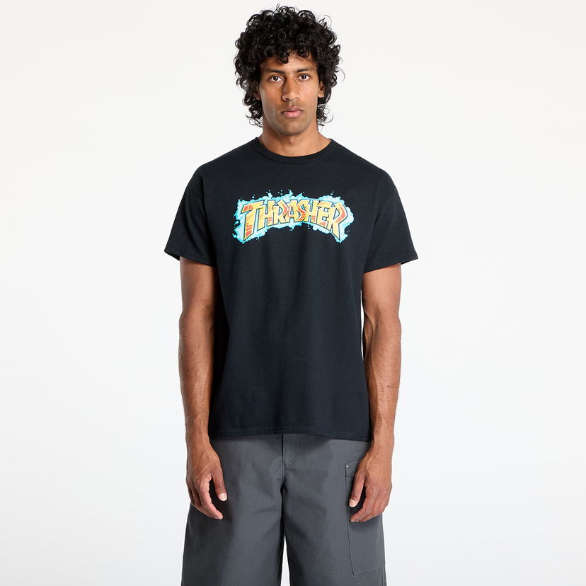 T-shirt Thrasher Thrasher Graff T-Shirt Svart | 145704