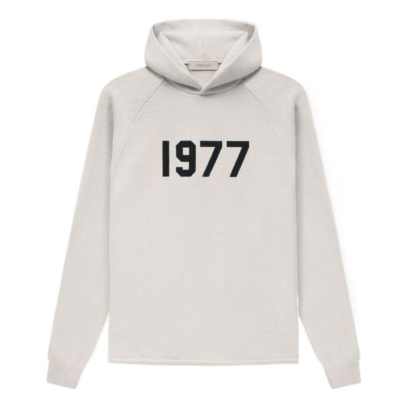 Sweatshirt Fear of God Fear of God Essentials Knit 1977 Hoodie Grå | FOG-SS22-011