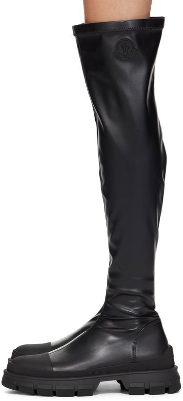 Kläder Moncler Moncler Hevea High Tall Boots Svart | J209B4G00060M4369, 2