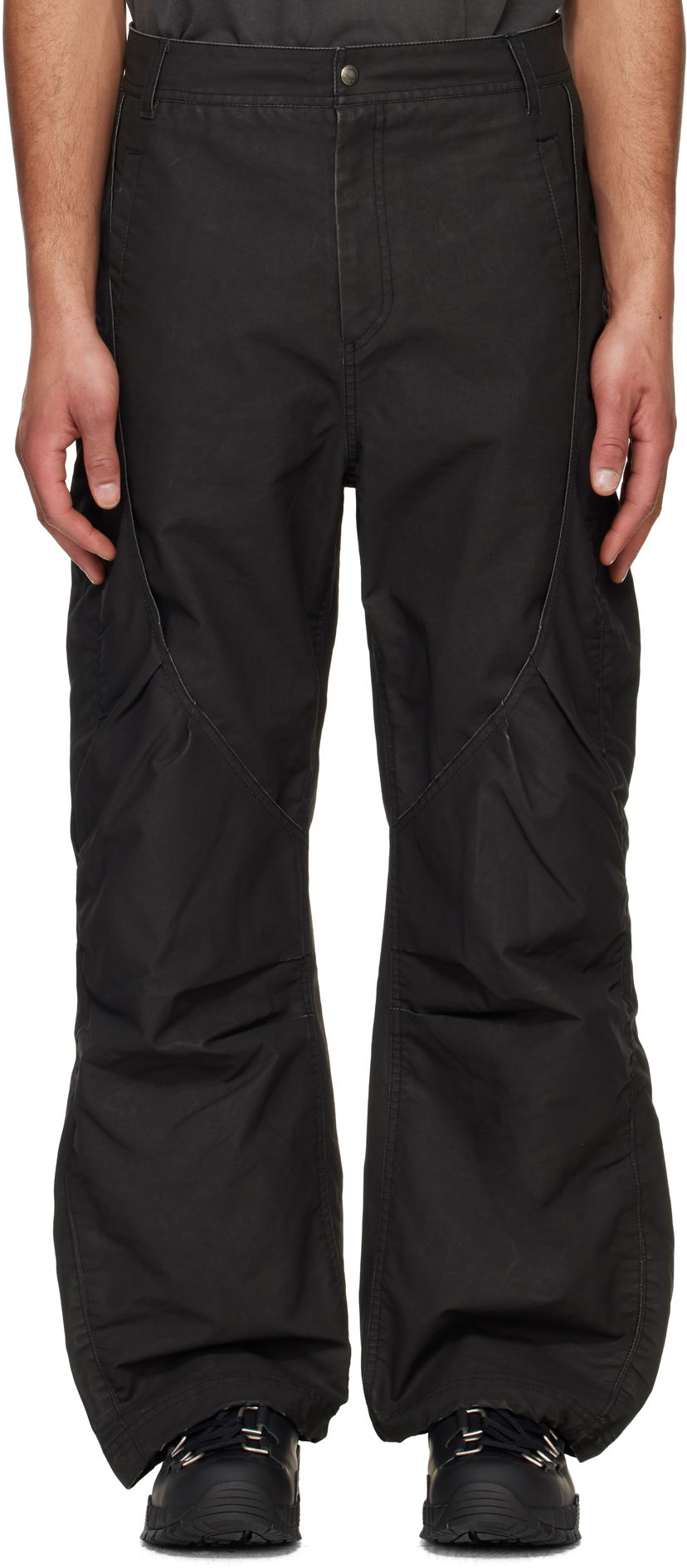 Byxor Andersson Bell Andersson Bell ARC Shirring Trousers Svart | apa791m