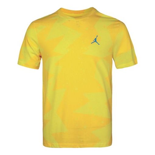 T-shirt Jordan Jordan Poolside Splash Ink Print T-Shirt Gul | CJ6216-728
