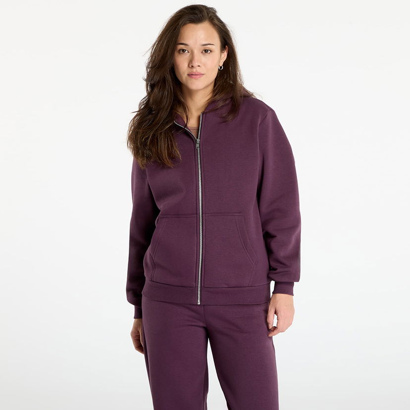 Sweatshirt Urban Classics Sweatshirt Fluffy Zip Hoody L Purpur | TB7286-18329