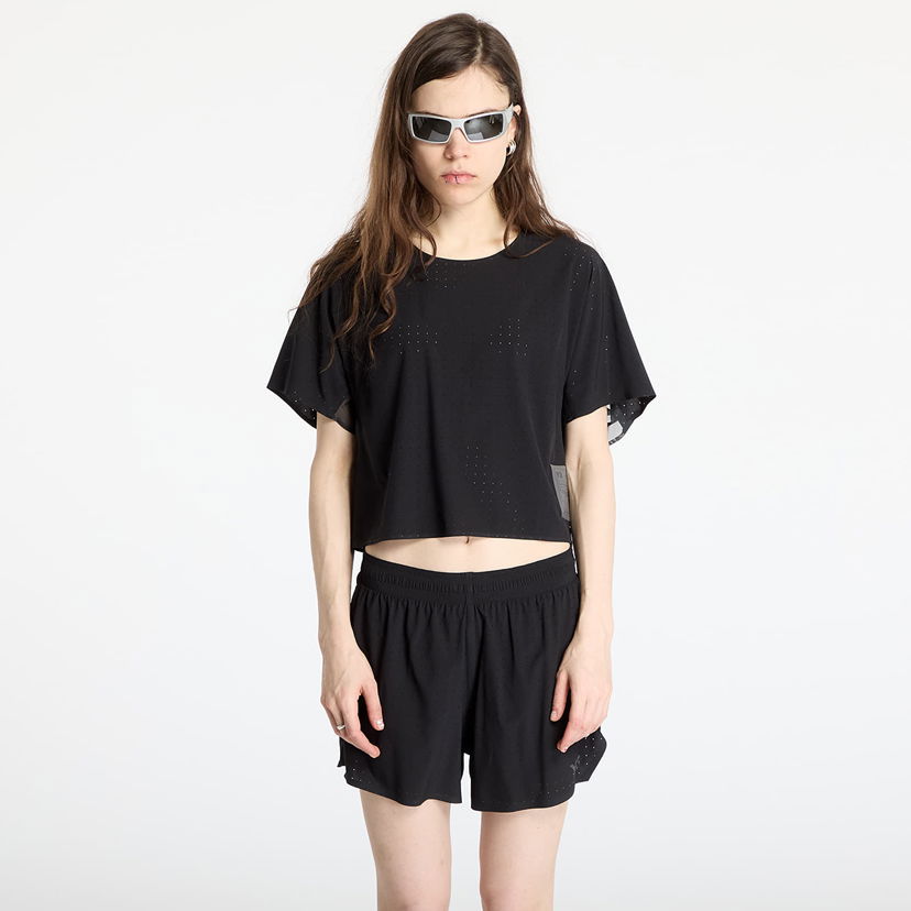 Crop top Y-3 Y-3 Running Short Sleeve Crop Top Svart | JN4897
