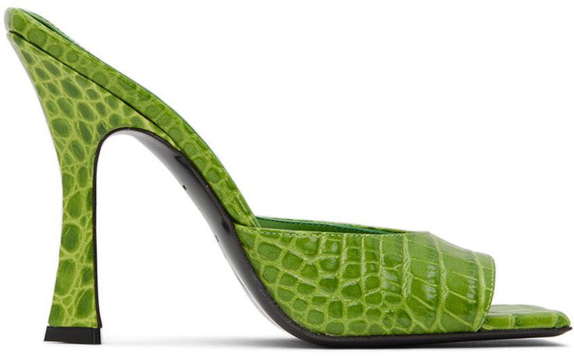 Tillbehör The Attico Attico Anais Heeled Sandals Grön | 227WS499 EL002