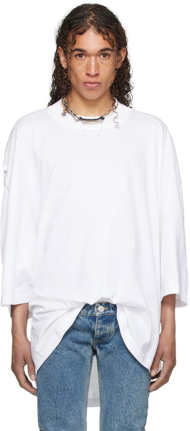 T-shirt Jean Paul Gaultier Jean Paul Gaultier Shayne Oliver Edition Oversized T-Shirt Vit | 24/27-U-TS068B-J063-01, 0